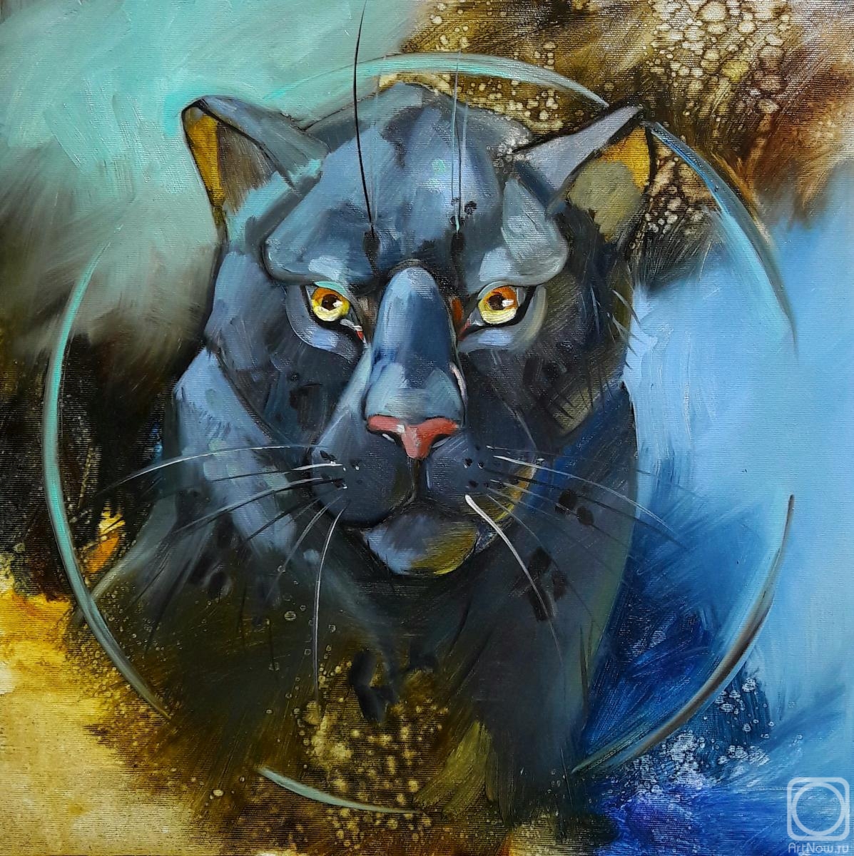 Painting «Totem Is A Black Panther. Wake up your totem» — buy on ArtNow.ru