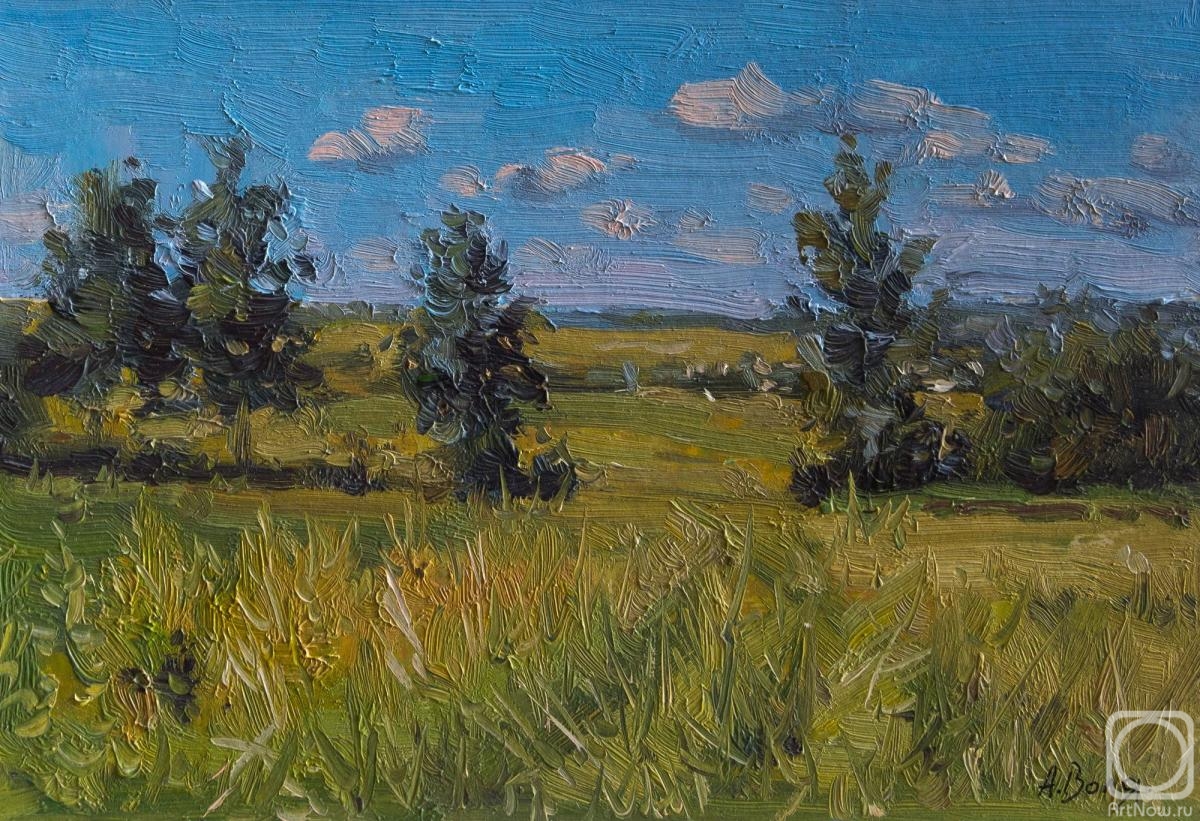 Volya Alexander. Life sketch with a field