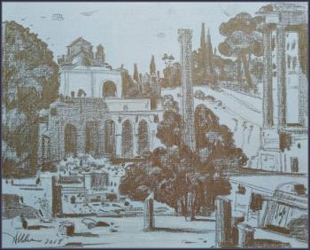 Ruins Of Rome (Drawing With Pastels). Ivanov Aleksandr