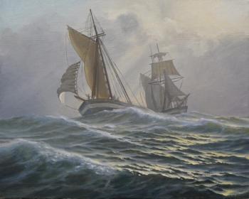 Sailboats at sea. Vlaschenko Valentin
