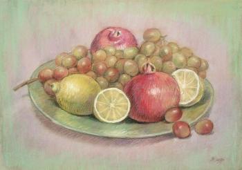 Still life with pomegranates. Kistanova Nadezhda