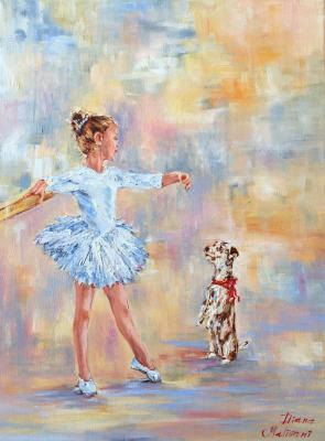 La lecon de ballet (Little Ballet Dancer). Malivani Diana