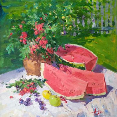 Still life with watermelon (Obus). Yurgin Alexander
