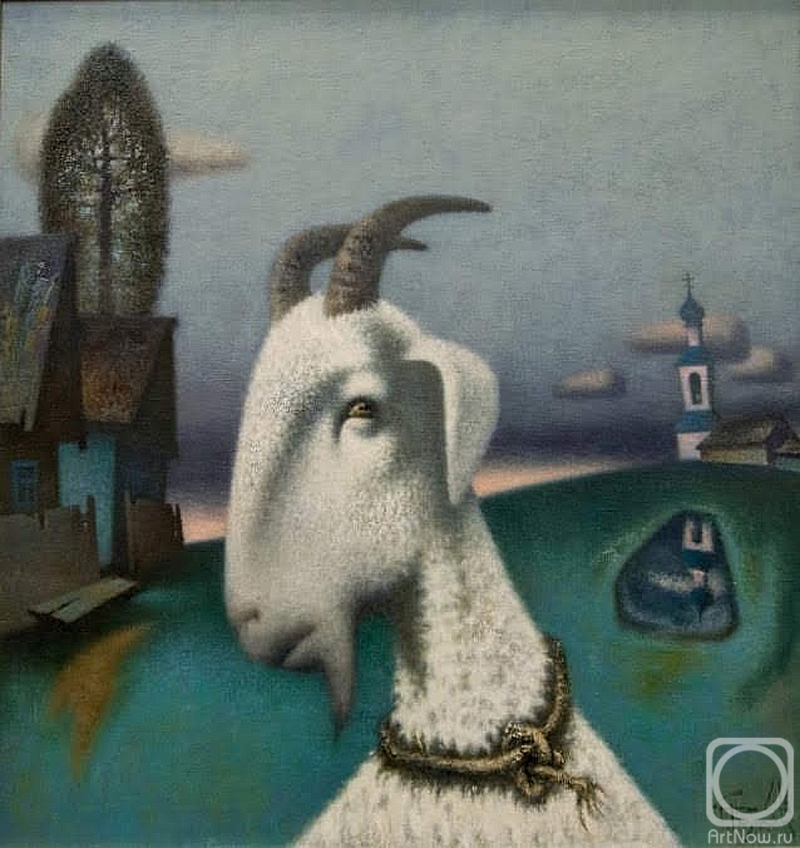 Gubaidullin Raushan. White Night (Goat)