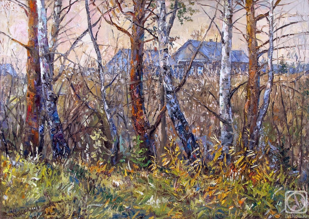 Kolokolov Anton. Pine and birch