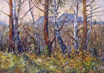 Pine and birch. Kolokolov Anton