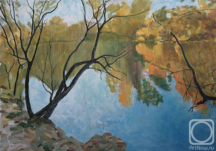 Filiykov Alexander. Autumn. Pond (2)