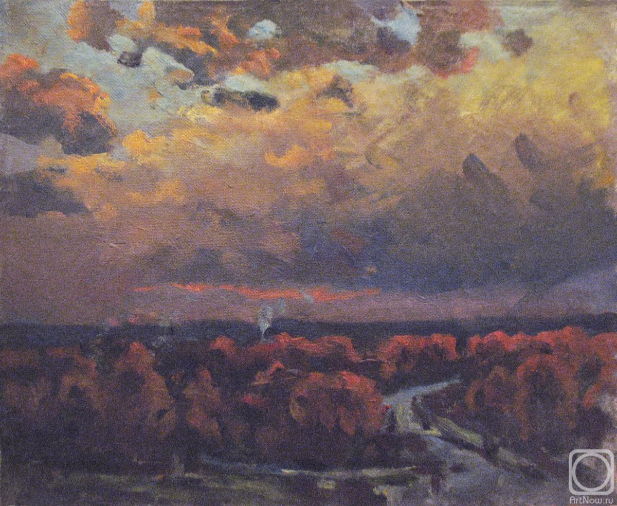 Belikov Vasilij. Purple clouds