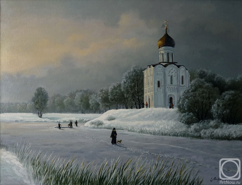Litvinenko Gennadiy. Temple of the Intercession in winter