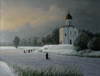 Temple of the Intercession in winter. Litvinenko Gennadiy
