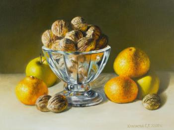 Still life with nuts