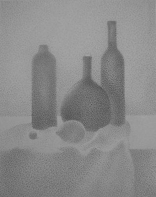 Still life with bottles. Bezugliy Oleg