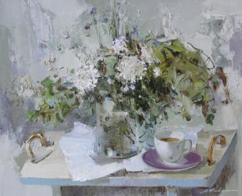 And a cup of coffee (Willdflowers). Kovalenko Lina