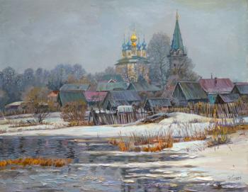 Panov Eduard Parfirevich. Winter Pond