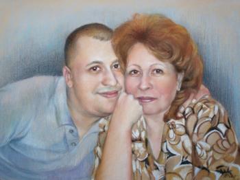 Mother and son. Kistanova Nadezhda