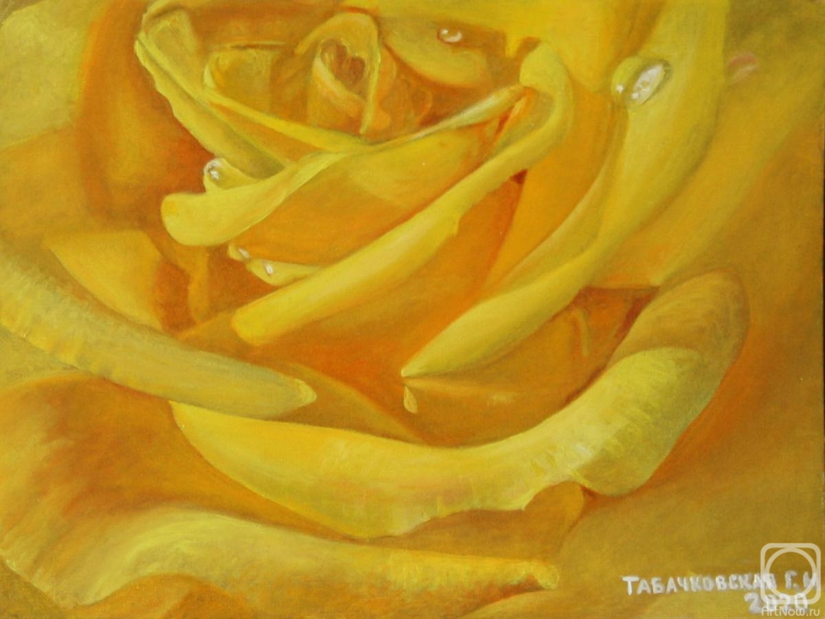 Kudryashov Galina. Yellow Rose