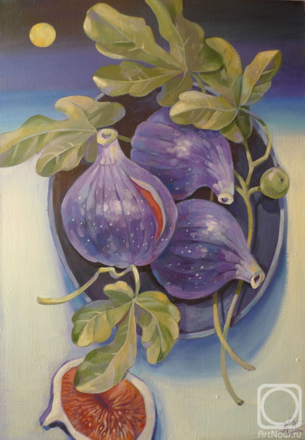 Panina Kira. Moon, sea, figs