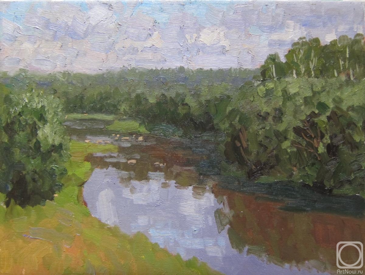 Chertov Sergey. Tikhvinka River (etude)