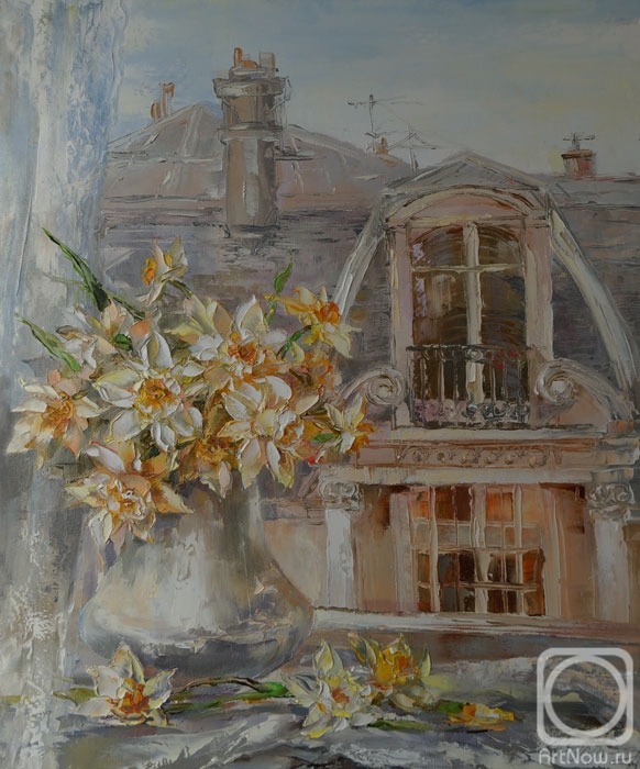 Kravchenko Oksana. Bouquet of daffodils