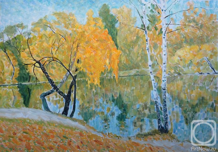 Filiykov Alexander. Autumn. Pond (3)