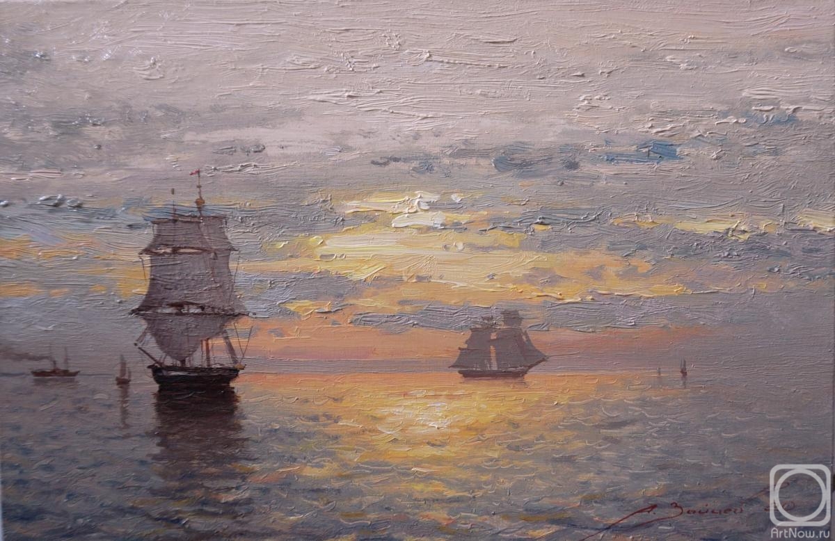 Zaitsev Aleksandr. Under sail