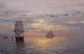 Under sail. Zaitsev Aleksandr
