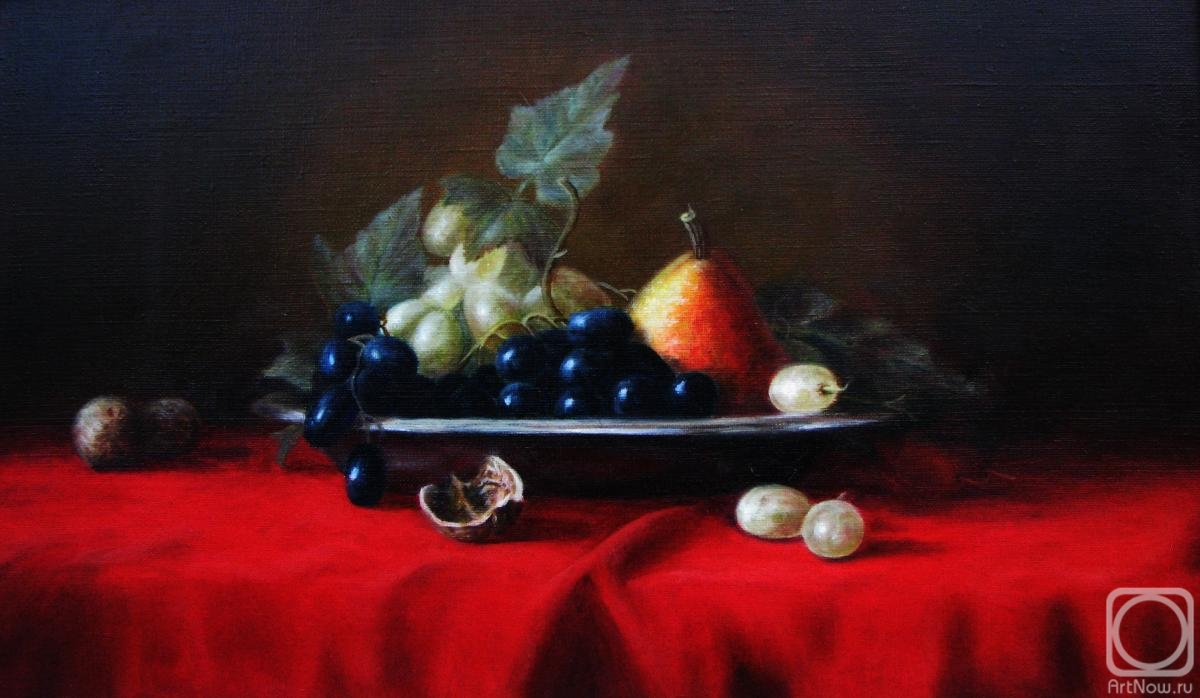 Fomina Lyudmila. Fruits in a plate