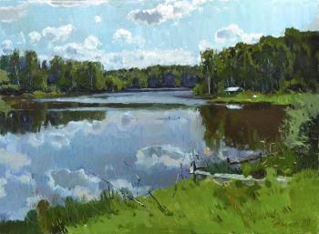 Summer at Morozovsky lakes (etude)