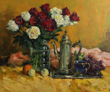 A bouquet of roses (Coffeepot). Malykh Evgeny