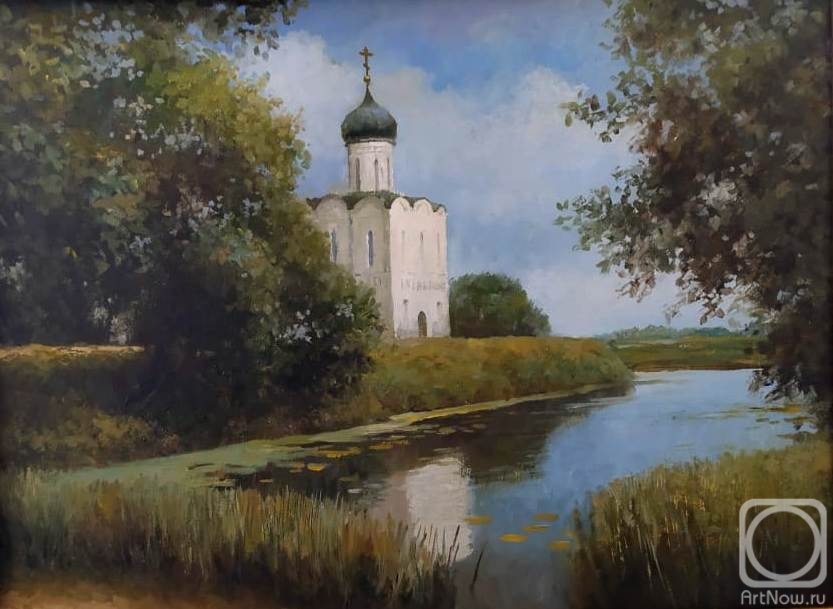 Shustin Vladimir. Church of the Intercession on the Nerl