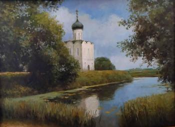 Shustin Vladimir . Church of the Intercession on the Nerl
