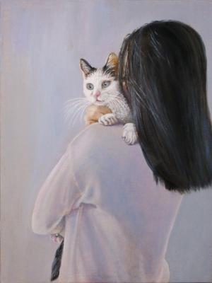 I'm with you (Painting With Animals). Kudryashov Galina