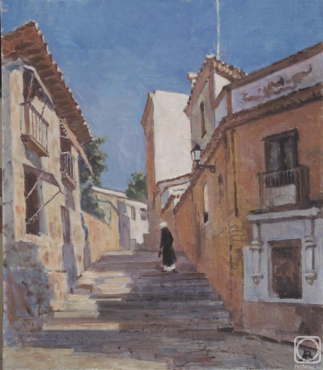 Lapovok Vladimir. A street in Toledo. Spain