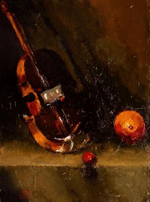 Violin and Orange. Privalov Mikhail