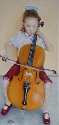And the cello will sound. Lizlova Natalija