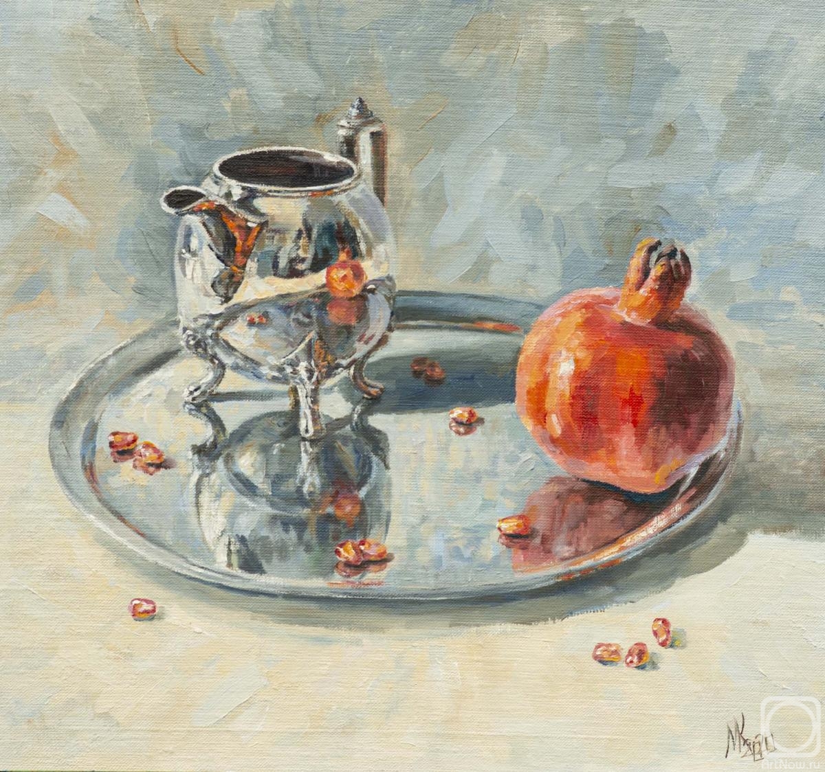 Vasylenko Ekateryna. Still life with pomegranate