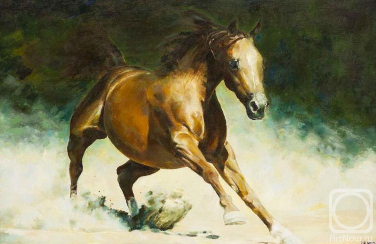 Конь» картина Василенко Екатерины маслом на холсте — купить на ArtNow.ru