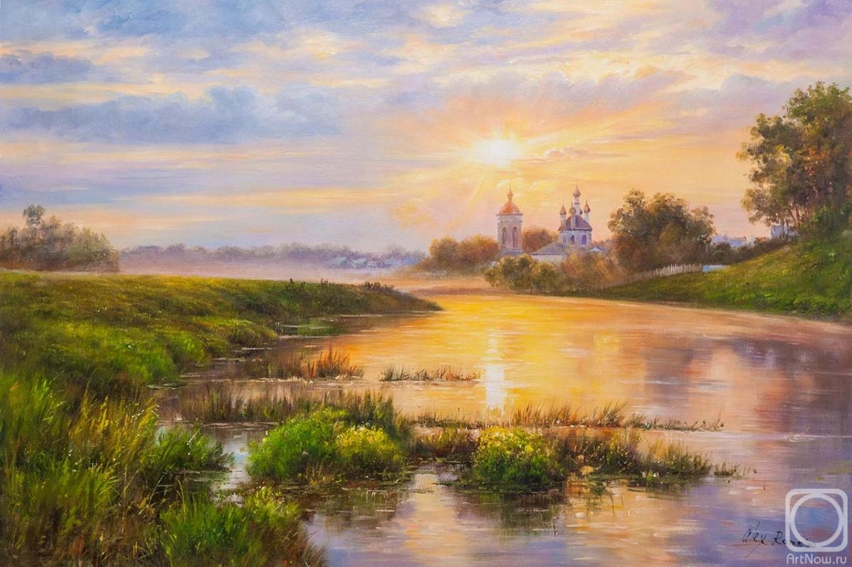 Romm Alexandr. Meeting the dawn on the river