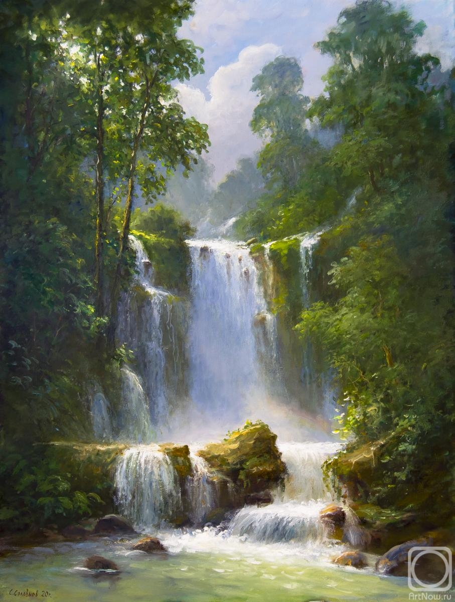 Solovyev Sergey. The Waterfalls Of Kuang Si