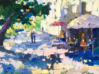 Sunny afternoon (Painting A Summer Cafe). Gavlina Mariya