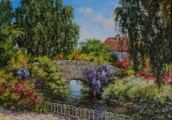 Bridge in the garden. Borisova Irina