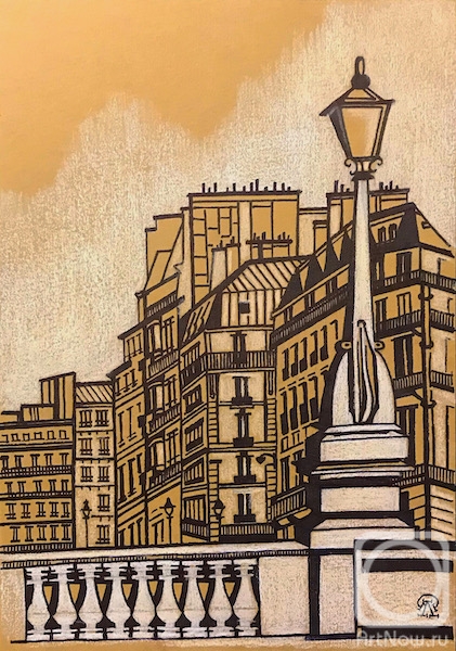 Lukaneva Larissa. Parisian Street Lamps