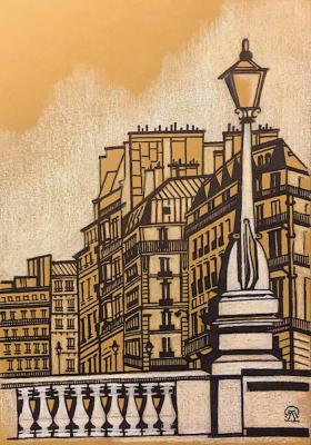 Parisian Street Lamps. Lukaneva Larissa