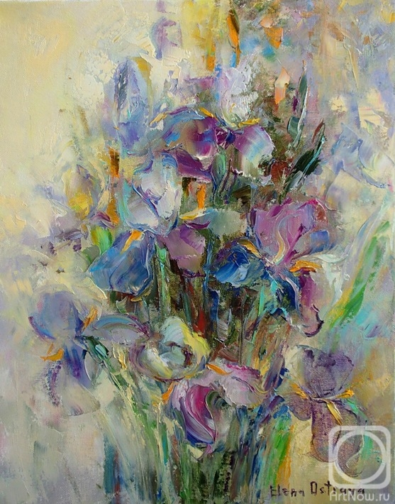 Ostraya Elena. The charm of irises