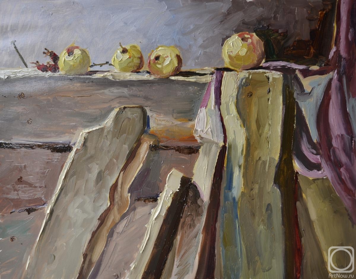 Hmelnitskiy Aleksandr. Four Apples and a Nail