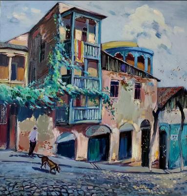 Old street in Yerevan. Chatinyan Mger