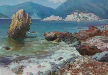 Adriatic Sea. St. Stephen. Stones (Classical Painting). Ryzhenko Vladimir