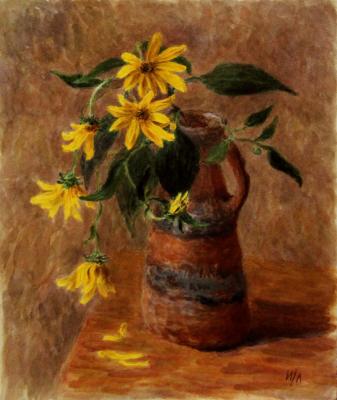 Yellow flowers. Lomanova Irina