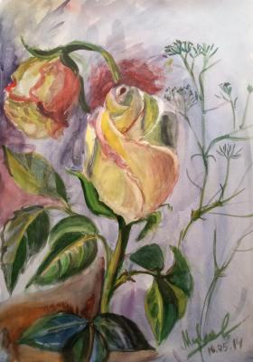 Two roses. Medvedeva Maria