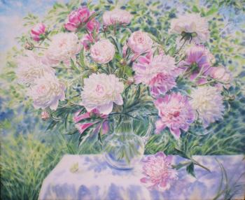 Bouquet of peonies. Golubkin Sergey